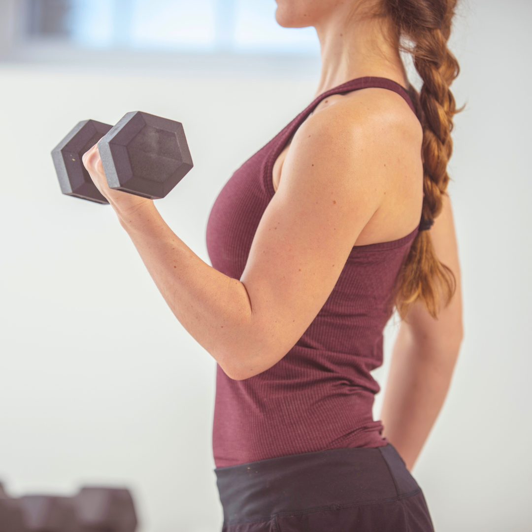 woman working out